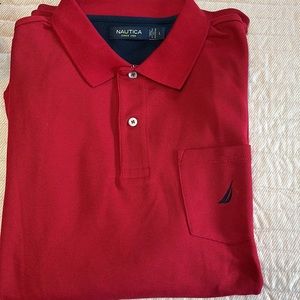 NWT Nautica long-sleeve Polo L